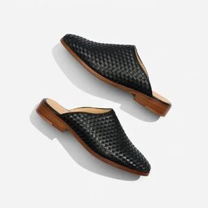 NISOLO WOMEN'S ALL DAY‎ WOVEN MULE BLACK NEW! $180